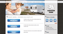 Desktop Screenshot of caravanpark.cz