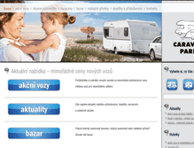 Tablet Screenshot of caravanpark.cz
